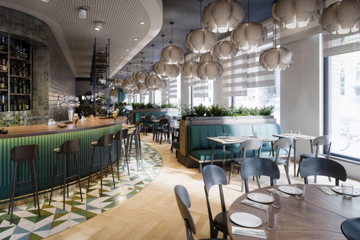 interior for restaurant